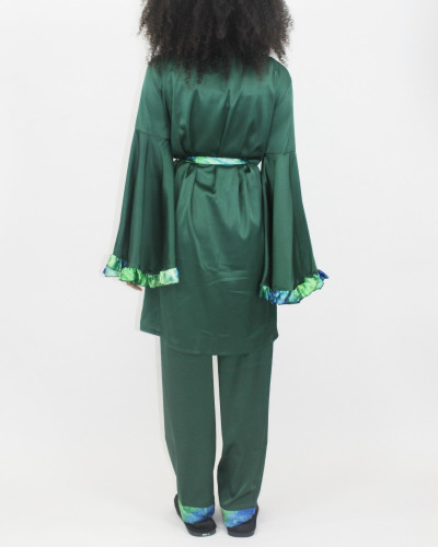 Ensemble imprimé Aïkha vert