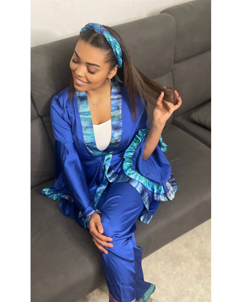 Ensemble d’intérieur Aïkha bleu