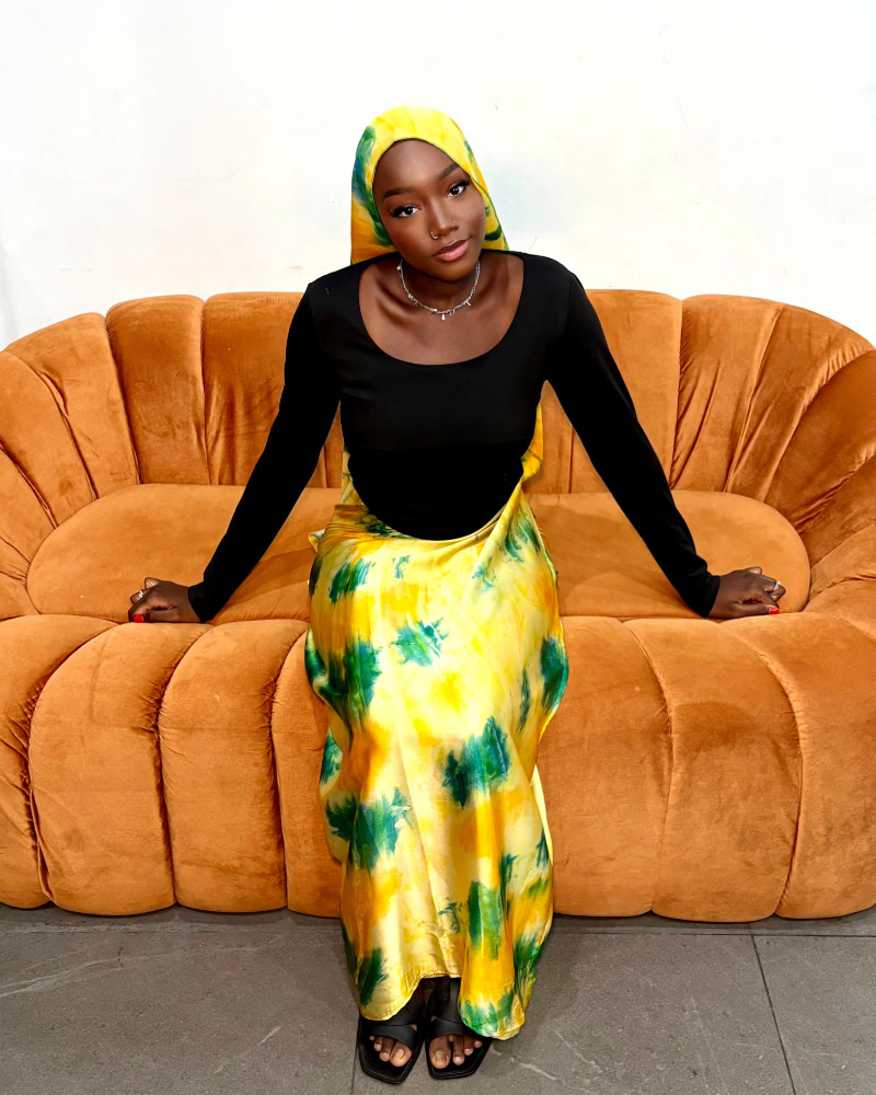 Pagne Lüwoma – Tie & Dye Jaune/Vert