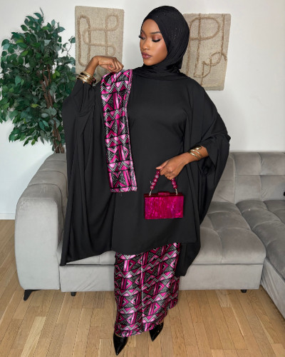 Ensemble ethnique Pink – Collection Lüwoma