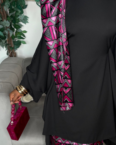 Ensemble ethnique Pink – Collection Lüwoma