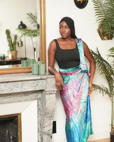 Pagne Luwoma - Bleu Clair