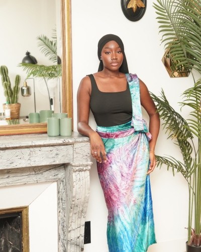 Pagne Luwoma - Bleu Clair