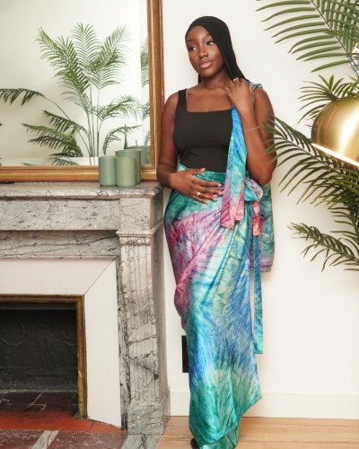 Pagne Luwoma - Bleu Clair